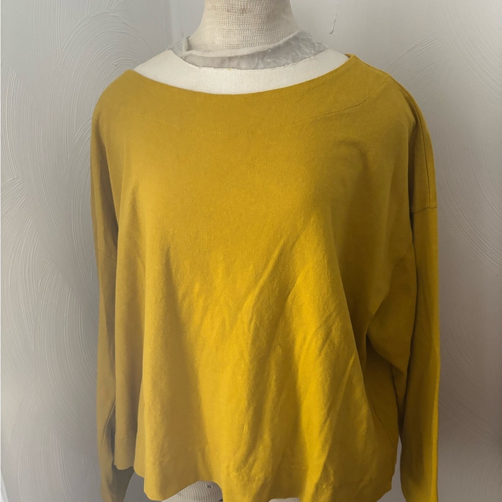 bryn Walker Mustard Sweatshirt